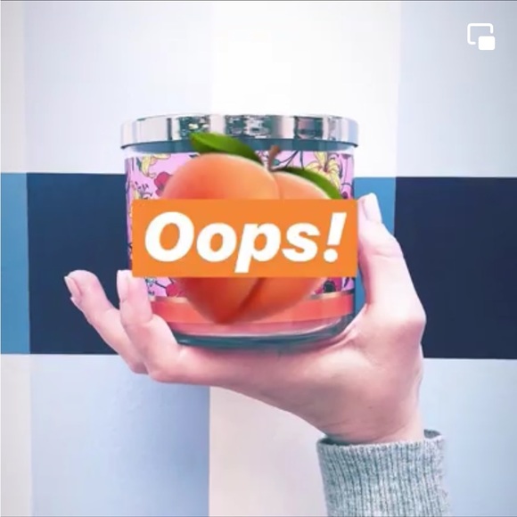 “Georgia Peach” Peach Bellini 3-Wick Candle from Bath & Body Works (2018) RARE - Picture 6 of 6